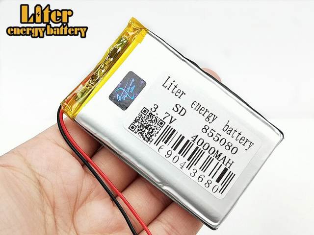 3.7V 4000mAh 855080 BIHUADE Lithium Polymer Rechargeable Battery cells For Mp3 MP4 MP5 DVD Tablet Electric Toys Power bank