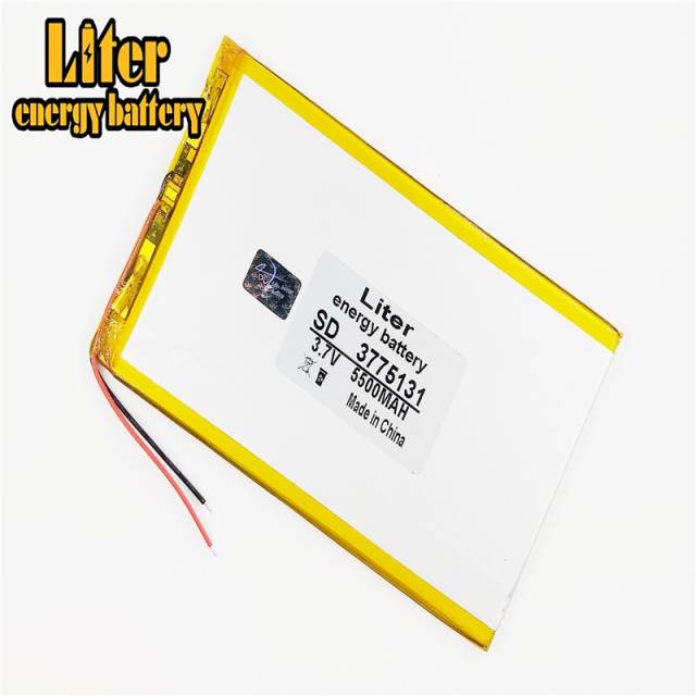 3775131 3.7v 5500mah Liter energy battery Lithium Polymer Battery 3 Tablet Pcs Pda Digital Products