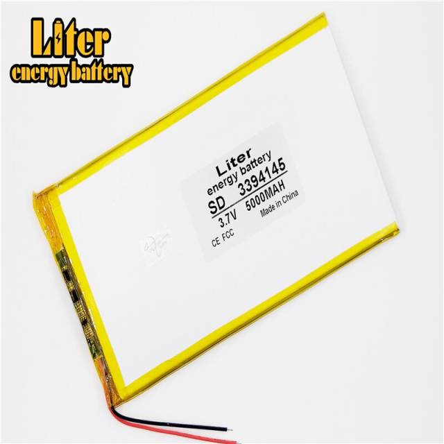 3.7V 5000mAh 3394145 BIHUADE Lithium Polymer Li-Po li ion Rechargeable Battery cells For Mp3 MP4 MP5 GPS mobile bluetooth