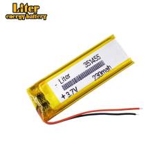 3.7 lithium polymer battery 351455 230mah Liter energy battery MP3 MP4 MP5 GPS Bluetooth little toy game