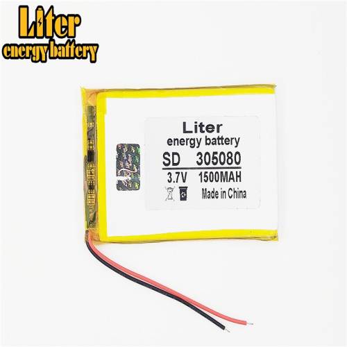 3.7V polymer lithium battery 305080 1500MAH Liter energy battery MP5 GPS MP4 digital products general