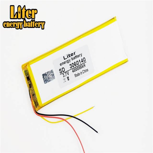 3 line 3.7v,4000mah,3060140 BIHUADE Polymer Lithium Ion / Li-ion Battery For Tablet Pc,power Bank,cell Phone,speaker
