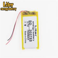 3.7V 700mAh 303759 BIHUADE Lithium Polymer battery Li-Po Rechargeable Battery For toy Mp3 MP4 MP5 GPS bluetooth headset