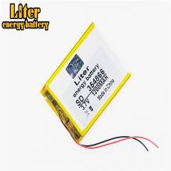 3.7v 1200mah 354866 Liter energy battery Lithium Polymer Battery With Board For Mp4 Mp5 Gsp Digital Product