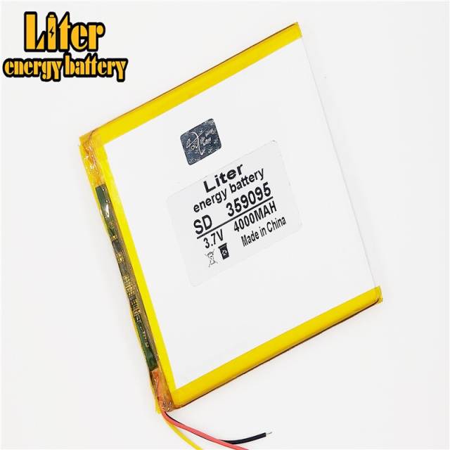 3 line  359095 3.7V 4000mAH Liter energy battery  Polymer lithium ion / Li-ion battery for tablet pc power bank cell phone