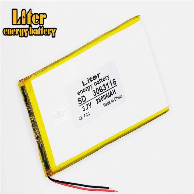 3.7v 2800mah,3063116 BIHUADE Polymer Lithium Ion / Li-ion Battery For Tablet Pc,power Bank,cell Phone,speaker