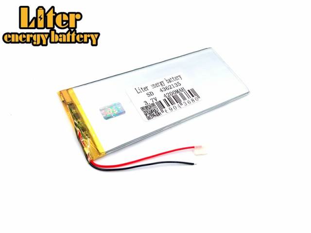 4362135 4200mah BIHUADE tablet rechargeable batteries 3.7 V lithium polymer battery mah electronic product built-in