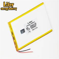 3.7v 5000mah,3088128 Liter energy  Polymer Lithium Ion / Li-ion Battery For power Bank,cell Phone,speaker