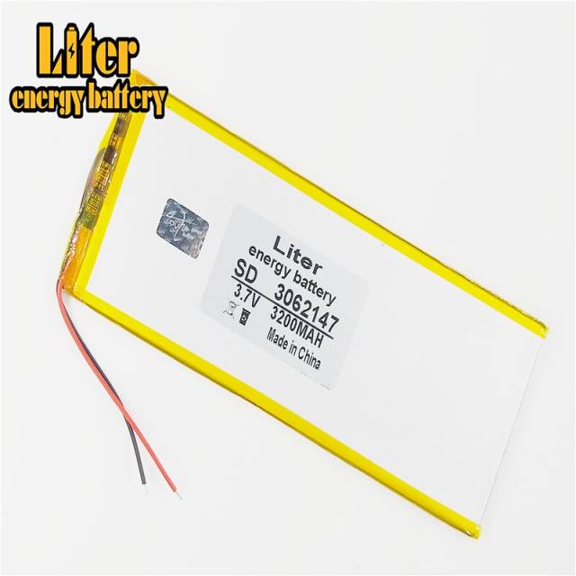 3.7v 3200mah,3062147 BIHUADE Polymer Lithium Ion / Li-ion Battery For Tablet Pc,power Bank,cell Phone,speaker