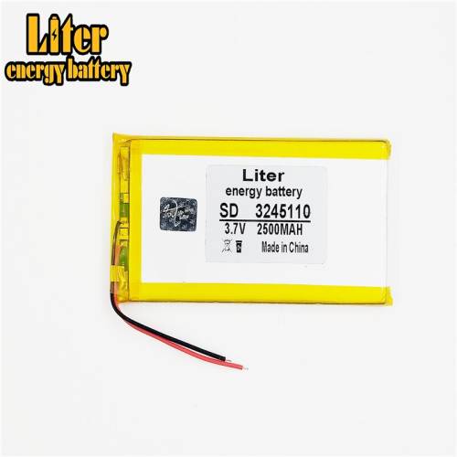 3.7V,2500mAH,3245110 BIHUADE Polymer lithium ion / Li-ion battery for tablet pc,GPS,E-BOOK;POWER BANK;