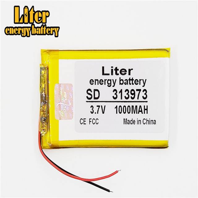 3.7V 313973 1000mah Liter energy battery smart home speakers Li-ion battery for dvr GPS