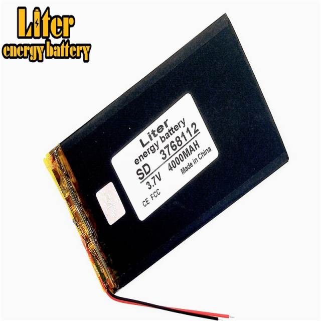 Size 3768112  3.7v 4000mah Lithium Polymer Battery With Board For Pda Tablet Pcs Digital Products
