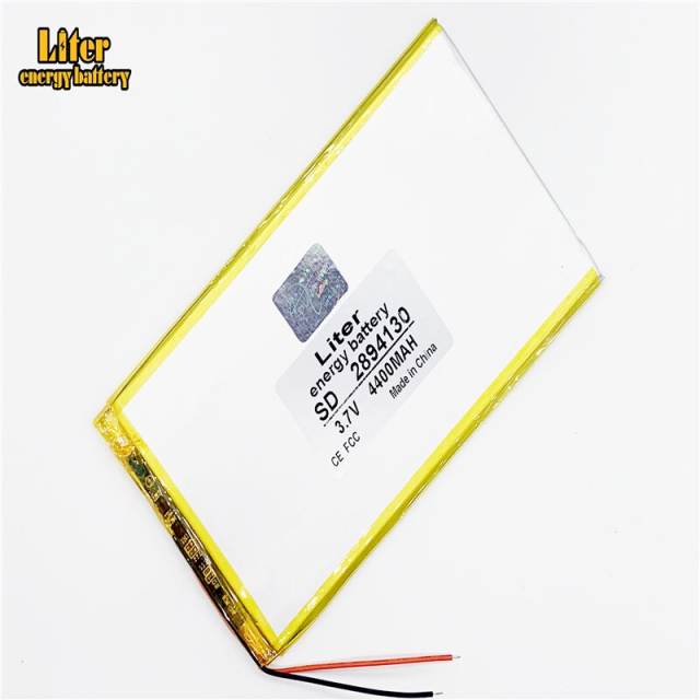 3.7V 4400mAH 2894130 Liter energy battery ( polymer lithium ion battery )Li-ion  for tablet pc e-book gps mp4