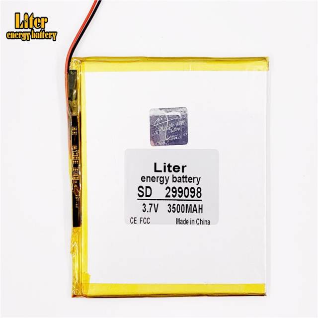 Size 299098 3.7v 3500mah Liter energy battery Lithium Polymer Battery With Board For Pda Tablet Pcs Digital Products