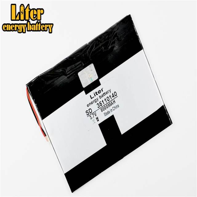 3.7V 35110140 8000mah Liter energy battery VI40 dual-core V971 dual-core tablet edition of  SGR241 battery
