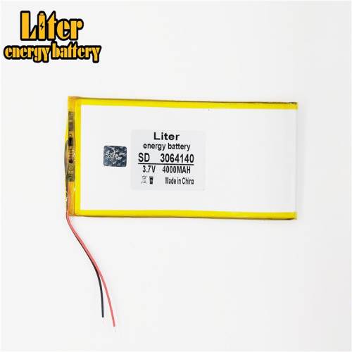 3.7v 4000mah,3064140  Liter energy battery Polymer Lithium Ion / Li-ion Battery For Tablet Pc,power Bank,cell Phone,speaker