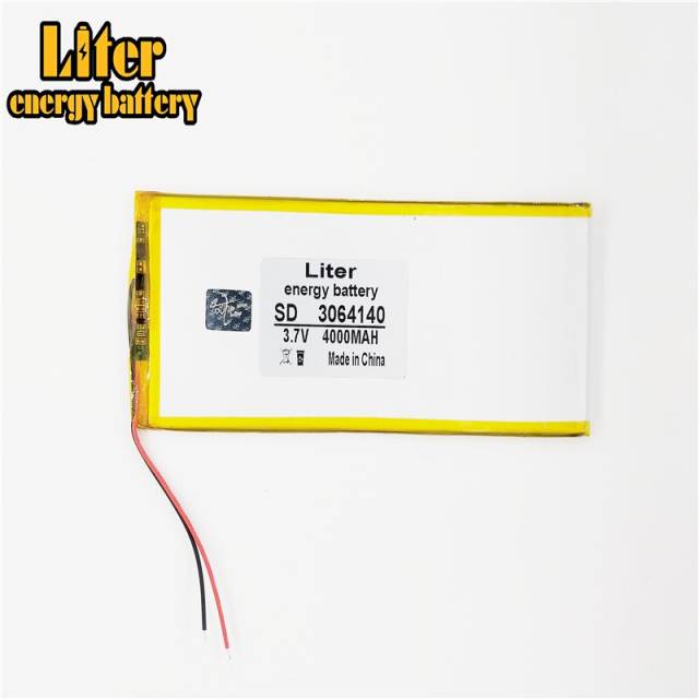 3.7v 4000mah,3064140  Liter energy battery Polymer Lithium Ion / Li-ion Battery For Tablet Pc,power Bank,cell Phone,speaker