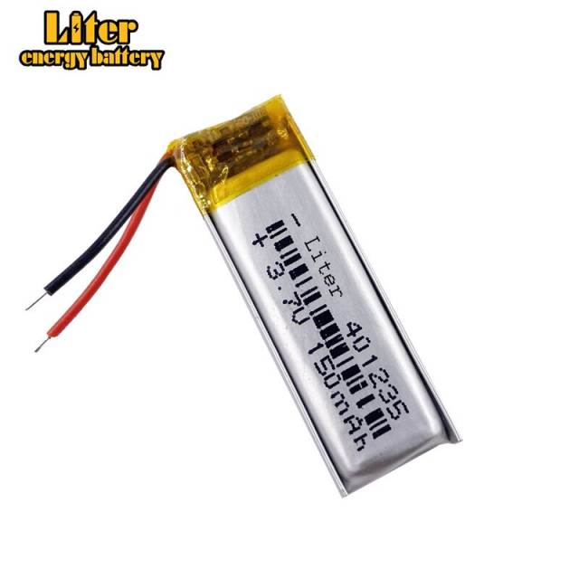 3.7V 150mAh 401235 BIHUADE Lithium Polymer Li-Po li ion Rechargeable Battery For Mp3 MP4 MP5 GPS mobile bluetooth