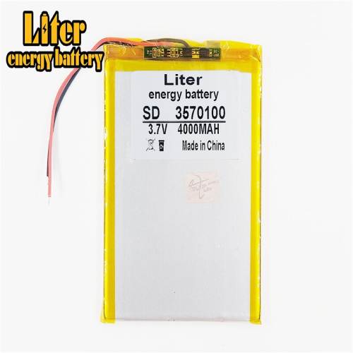 Size 3570100 3.7v 4000mah BIHUADE Lithium Polymer Battery With Board For 7 Inch Tablet Pc