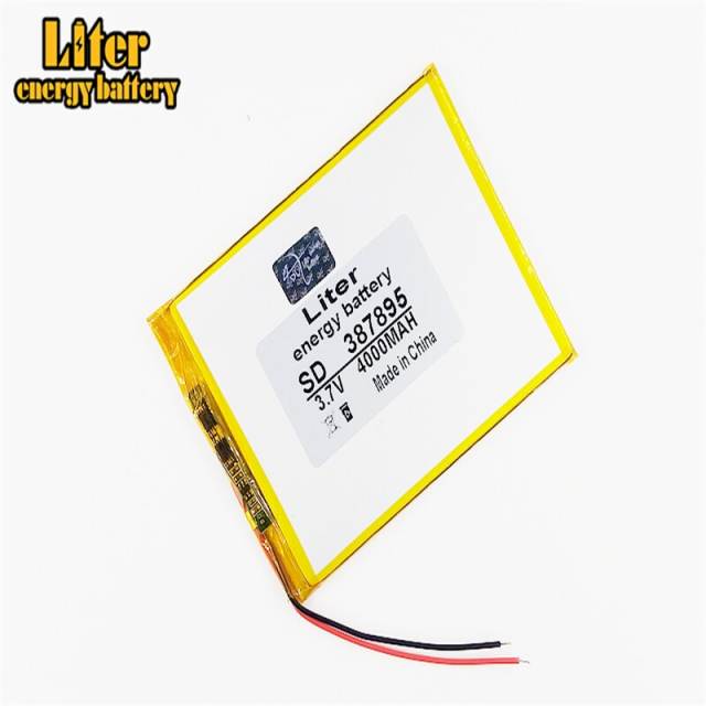 best battery brand The New Battery  387895 4000mAH Li-ion Tablet pc battery For 7,8,9 inch tablet PC 3.7V Polymer lithiumio