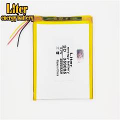 3 line  359095 3.7V 4000mAH Liter energy battery  Polymer lithium ion / Li-ion battery for tablet pc power bank cell phone