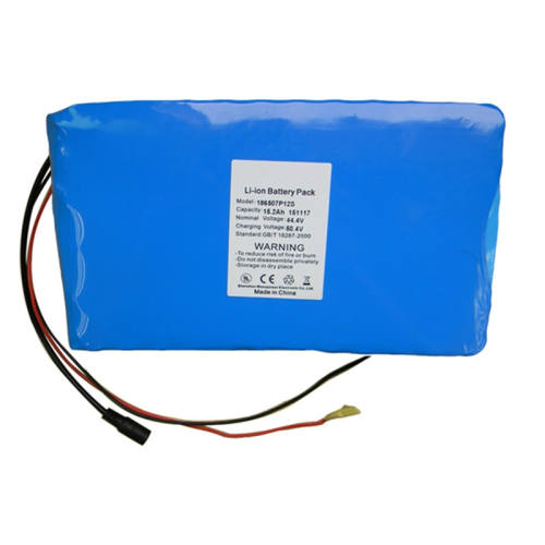 High capacity industrial custom 44.4V 15.2Ah li-ion battery pack with plastic holder