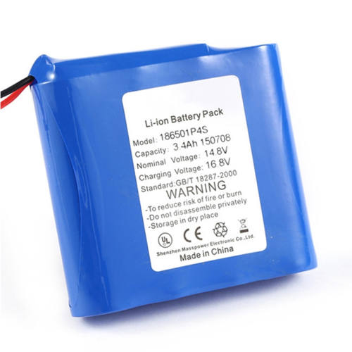 Factory price 14.8v 17A high capacity lipo battery pack 12s4p electric skateboard battery pack 18650 pack