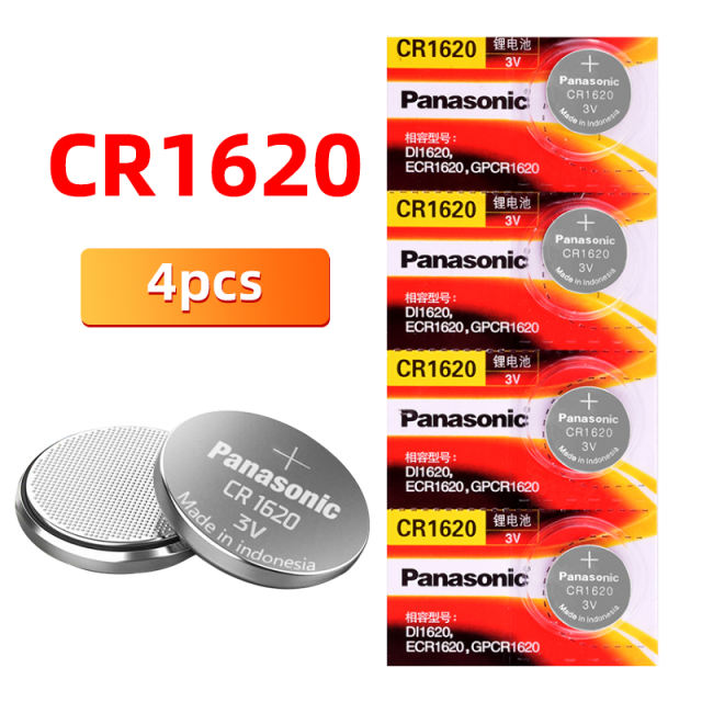 Panasonic original CR1620 button battery cr1620 ECR1620 GPCR1620 3v lithium battery for videocamera PDA MP3