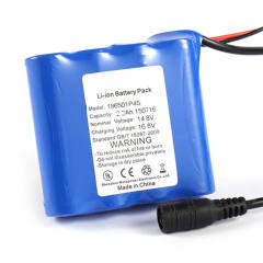 Factory price 14.8v 17A high capacity lipo battery pack 12s4p electric skateboard battery pack 18650 pack