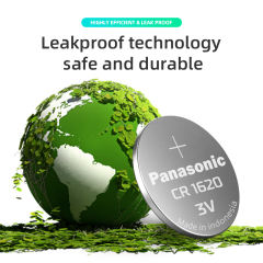 Brand New Panasonic original CR1620 button battery cr1620 ECR1620 GPCR1620 3v lithium battery for game PDA LED light