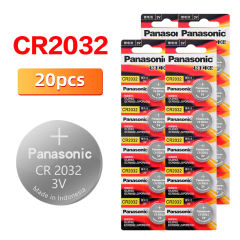 Original PANASONIC  cr2032 Button Cell Batteries 3V Coin Lithium Battery For Watch Remote Control Calculator cr2032