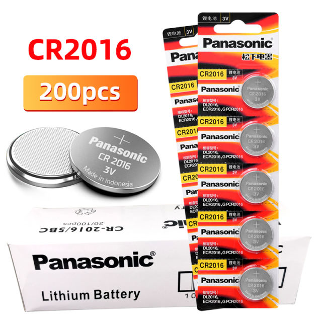 Brand New PANASONIC  cr2016 BR2016 DL2016 LM2016 KCR2016 ECR2016 Button Cell Batteries 3V Coin Lithium digital camera 1 order