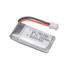 H36 Battery 3.7V 260mAh For E010 E011 E012 E013 Drone 3.7v 751732 Lipo Battery Charger Set For Furibee F36 RC Quadcopter Parts 1 orders