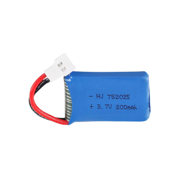 3.7V 200mAh For Syma X4 X11 X13 rc plane drone aircraft battery 3.7V 200mAh lithium battery model aircraft 752025 1 order