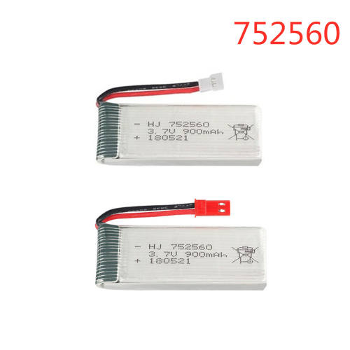 3.7V 900mAh High Capacity lipo Battery for 8807W A6 A6W M68 Rc Quadcopter Spare Parts Accessories Rc Drone 3.7 v battery 752560 1 order