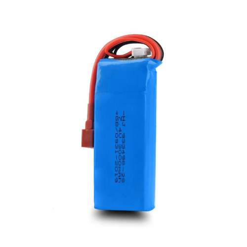 7.4V 3000mAh Upgraded Lipo Battery For Wltoys 1/14 144001 RC Car Boat Spare Parts 933498-2s 7.4v Battery T Plug 1 order