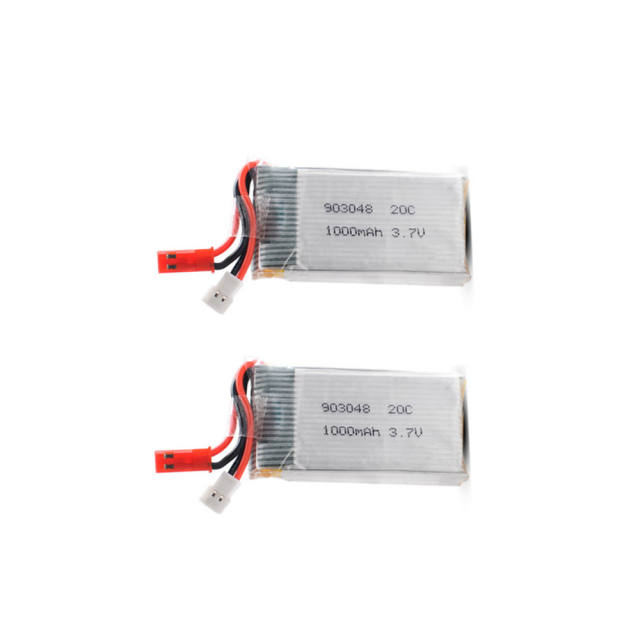 2pcs 3.7v 1000mAh 20c 903048 Lipo Battery for MJXRC x600 Remote Control six-axis Aircraft Spare Parts