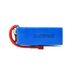 7.4V 3000mAh Upgraded Lipo Battery For Wltoys 1/14 144001 RC Car Boat Spare Parts 933498-2s 7.4v Battery T Plug 1 order