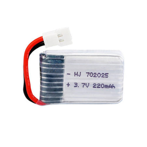 3.7V 220mAh Lipo Battery for 3.7v Rechargeable battery for X4 X11 X13 RC Drone Quadcopter Spare Parts 702025 1Pcs