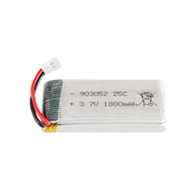 3.7v 1800mAh 903052 Rechargeable Battery for SYMA X5 X5SW M18 H5P KY601S 3.7v Lipo Battery XH2.54 Plug 1pcs