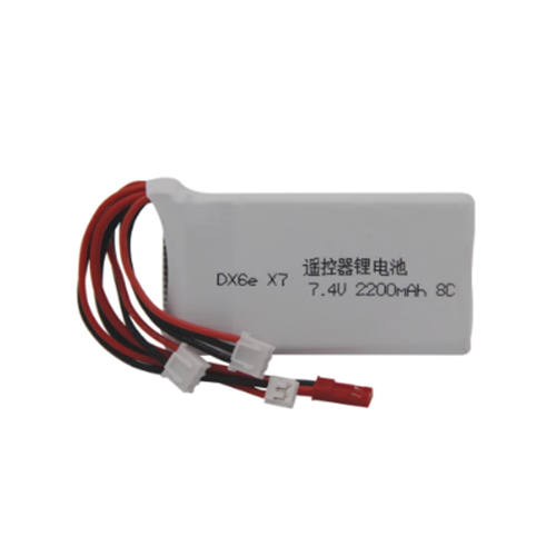 RC Battery 1pcs Li-Polymer lipo battery Spektrum dx6e DX6 Taranis Q X7 2S 7.4V 2200MAH 8c Transmitter