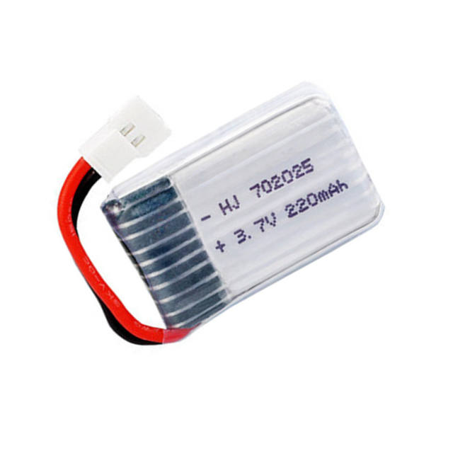 3.7V 220mAh Lipo Battery for 3.7v Rechargeable battery for X4 X11 X13 RC Drone Quadcopter Spare Parts 702025 1Pcs