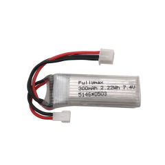 7.4V 300mAh 30c Li-Po Battery For F959 Airplane Spare Parts XK DHC-2 A600 RC