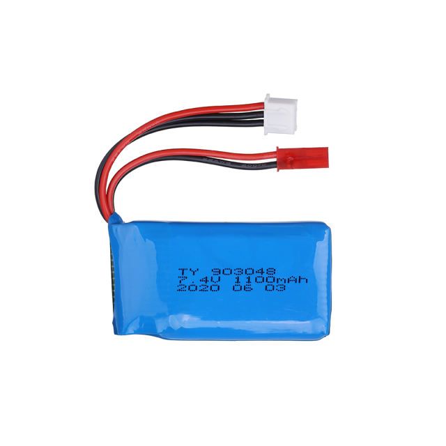 7.4V 1100mah LiPo Battery For  V353 A949 A959 A969 A979 k929 RC Cars Helicopters Boats Parts 7.4v  903048 battery 1pcs