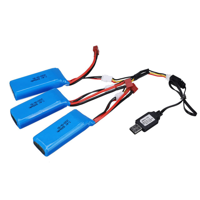 144001 Car 2s 7.4V 3000mAh Upgraded Lipo Battery T Plug For Wltoys 1 144001 RC Car Boat Lipo Battery Parts Upgraded