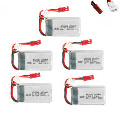 2pcs 7.4v 350mah 452540 Lipo Battery X401H X402 515W 515V 515 rc Quadrocopter 2S High powe lithium polymer JST-2P SM-2P MX2.0-2P