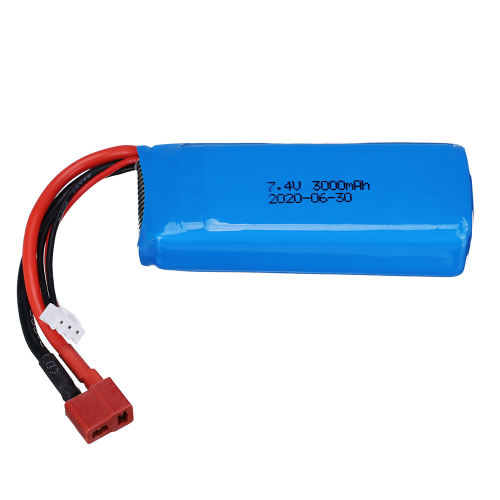 144001 Car 2s 7.4V 3000mAh Upgraded Lipo Battery T Plug For Wltoys 1 144001 RC Car Boat Lipo Battery Parts Upgraded