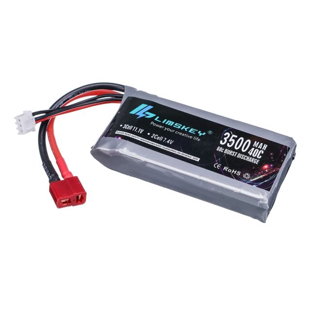 HIGH POWER RC Car Lipo Battery 7.4V 3500mAh Max 60C For Wltoys 12428 12423 RC Car Upgrade part For Wltoys 144001 feiyue 03 Q39