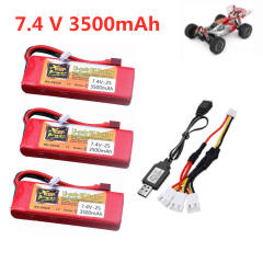 144001 car 2s 7.4 V 3500mAh Lipo battery