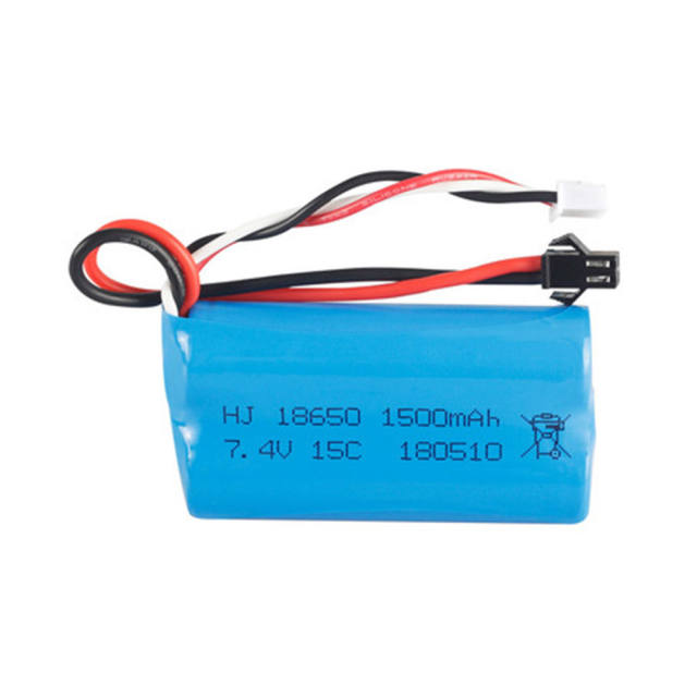 7.4V 1500mAh lipo battery For UDI U12A SYMA S033g Q1 TK H101 RC Boat car Battery 18650 7.4 V 15C 2s lithium battery 1pcs